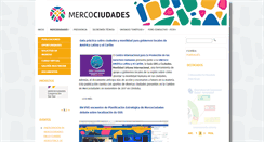 Desktop Screenshot of portal.mercociudades.net